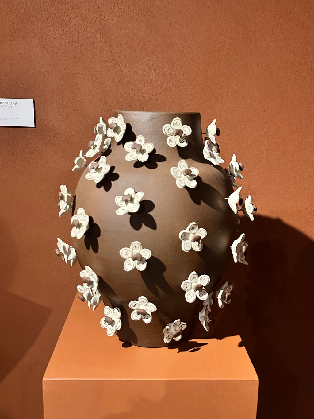 JARRÓN TERRAFLORA ( CAFÉ / G )