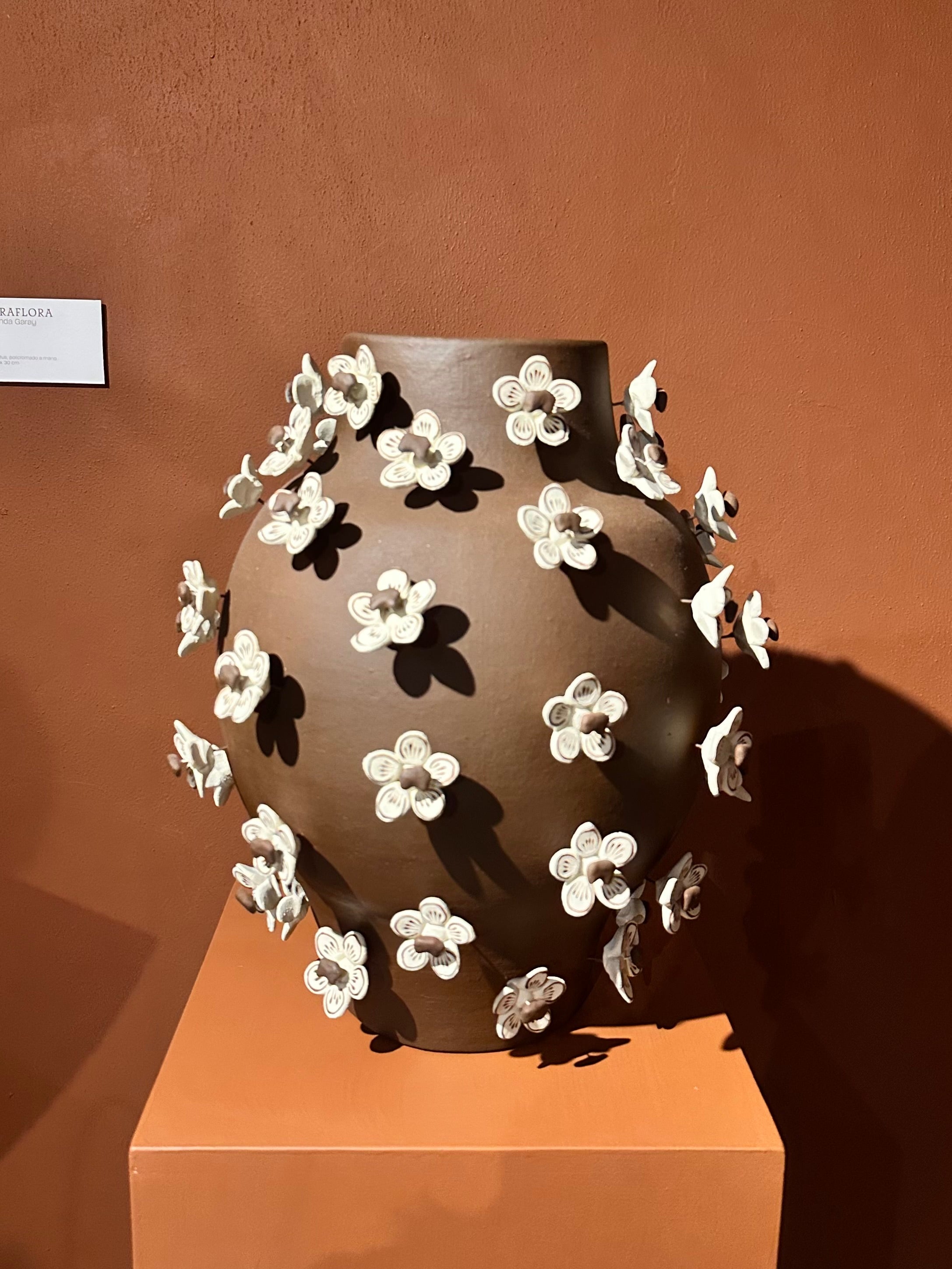 JARRÓN TERRAFLORA ( CAFÉ / G )