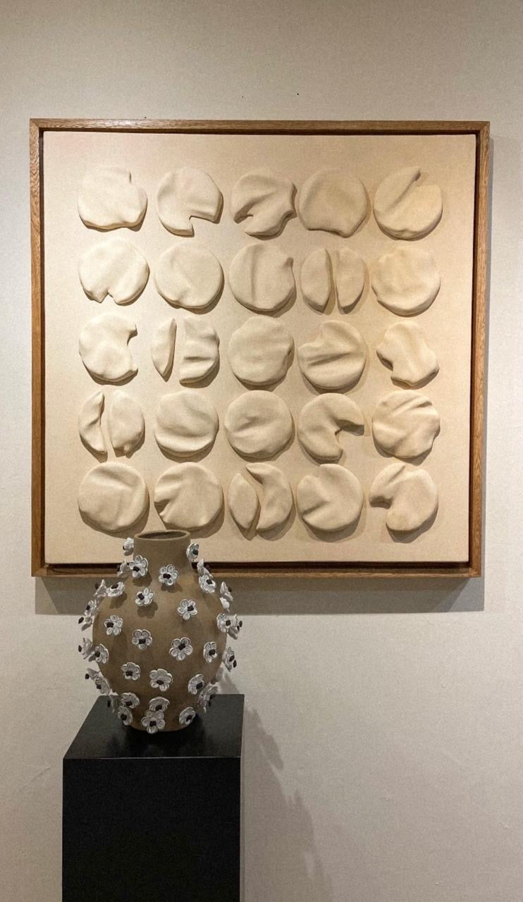 JARRÓN TERRAFLORA ( BEIGE / S )